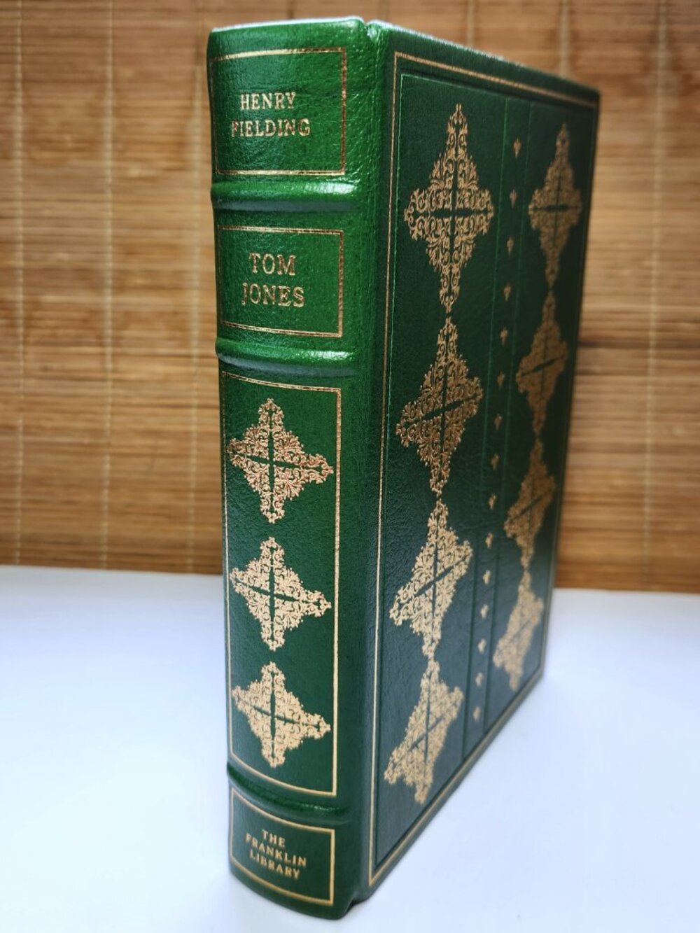1979 Franklin Library Tom Jones Henry Fielding Full Genuine Leather Illustrated